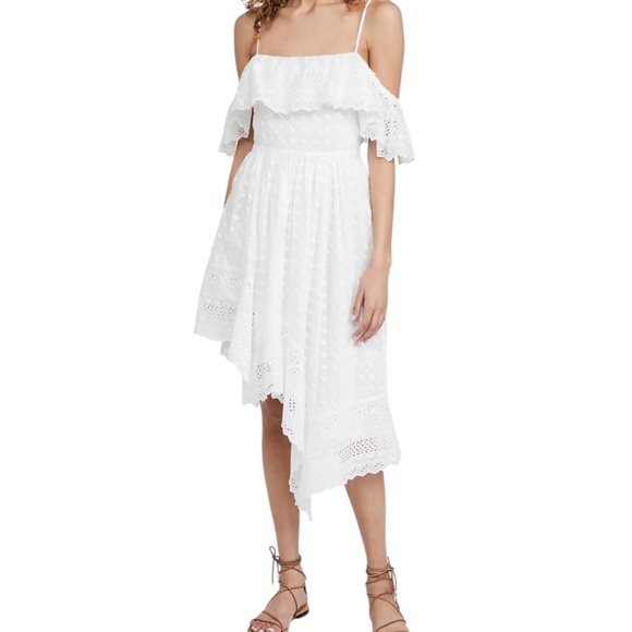 Isabel Marant Etoile "Timora" White Broderie Anglaise Cotton Dress 40(8) - Picture 1 of 13